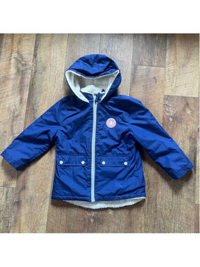 Girls Wippette Blue Hooded Jacket Size 5/6 Summer